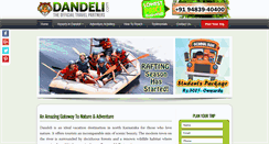 Desktop Screenshot of dandeli.com